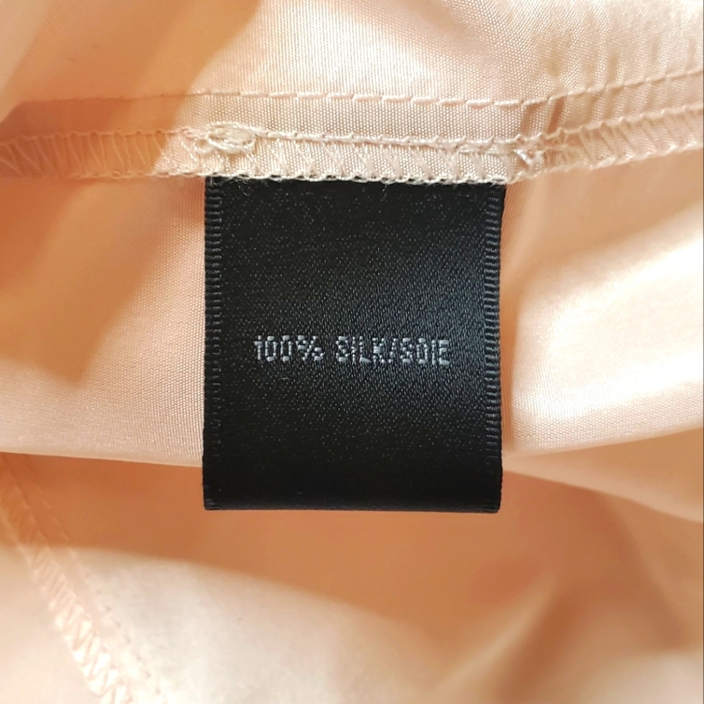 LAFAYETTE 148 Silk Taffeta Ruffled Collar Tie Waist Blouse Sz20 - Picture 7 of 8